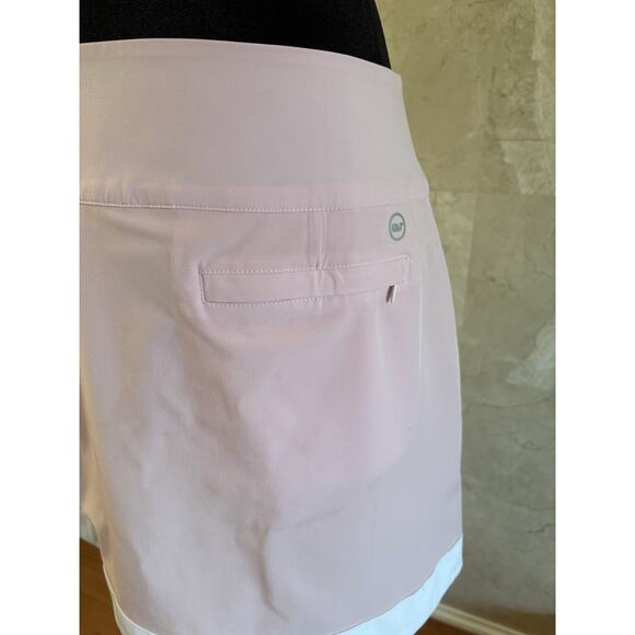 Vineyard Vines Performance Skort Small Pink Colorblock Active Pickleball Preppy - Picture 9 of 14